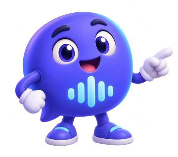 SpeakHero character waving